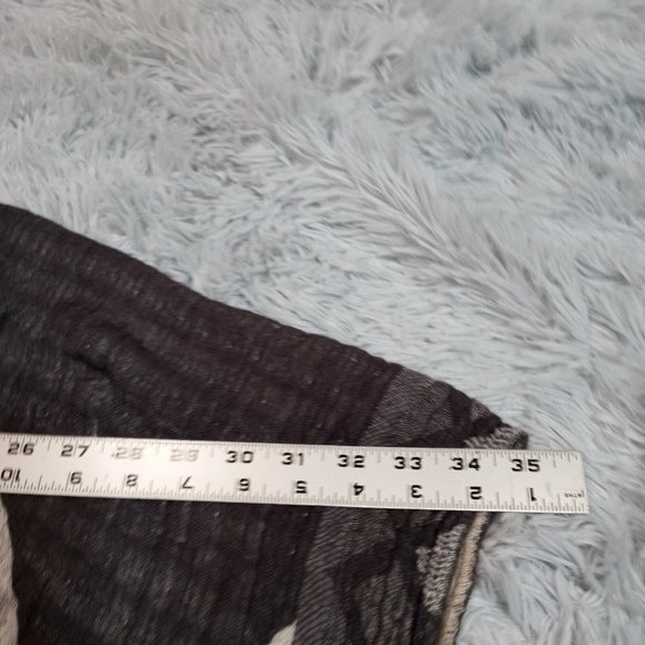 American Eagle Outfitters Womens Sweater Cardigan Gray Shawl Open Front One Size - Picture 7 of 8